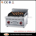 Gas Lava Rock Grill/ Commercial Counter Top Gas Lava Rock Grill